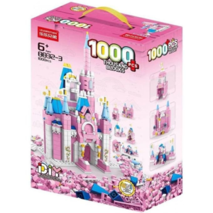 1000PCS Princess Castle Building Blocks Girl Park Construction - مكعبات تركيب 1000 قطعة (بنمط قصر)