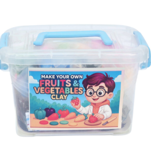 Fruits & Vegetables Clay Making Kit - بوكس صلصال الفاكهة و الخضار