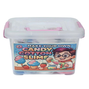 Candy Cotton Slime & Bouncy Balls Making Kit - بوكس سلايم غزل البنات