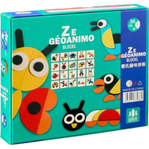 Wooden Geoanimo Puzzle - لعبة بازل خشبية